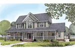 Luxury Farmhouse Style Two-Story Home With Grand Covered Front Porch