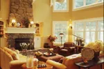 Craftsman House Plan Living Room Photo 01 - Brady Circle Luxury Home 072S-0001 - Search House Plans and More