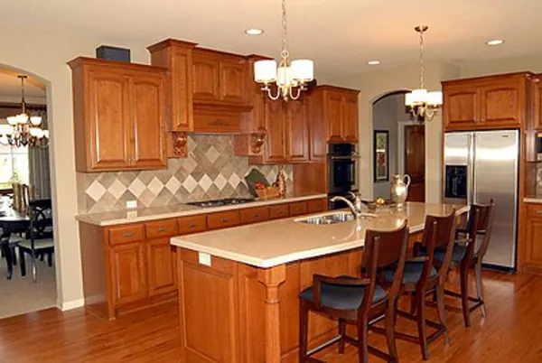 Arts & Crafts House Plan Kitchen Photo 02 - Annapolis Luxury Craftsman Home 072S-0002 - Search House Plans and More