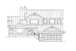 Contemporary House Plan Front of House 080D-0022