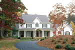 Farmhouse Plan Front of Home - Avanti Acadian Country Home 082S-0003 - Search House Plans and More
