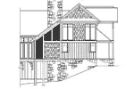 Rustic House Plan Left Elevation - Hunnewell Point Rustic Home 082S-0004 - Search House Plans and More