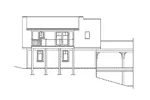 Rustic House Plan Rear Garage Elevation - Hunnewell Point Rustic Home 082S-0004 - Search House Plans and More