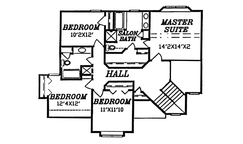 Mathias Traditional Home Plan 086D-0015 - Shop House Plans and More