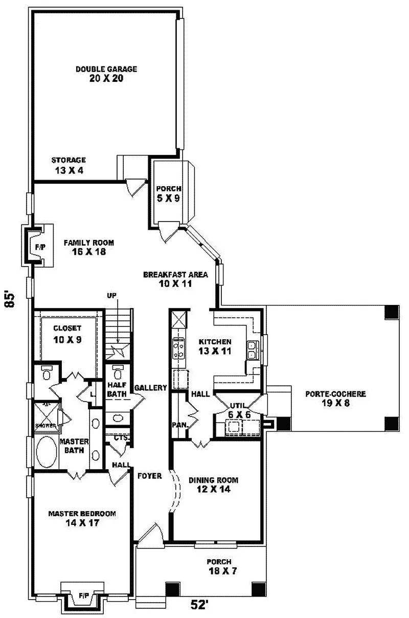 Bilmore Tudor Home Plan 087D-0475 - Search House Plans and More