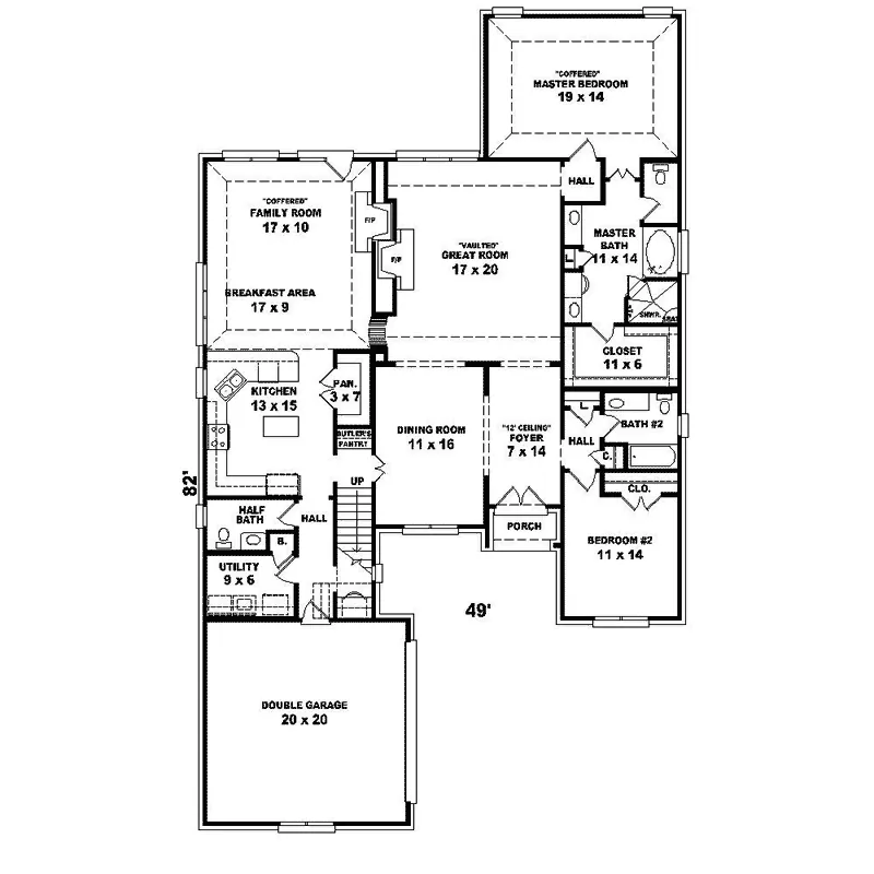 Dillane Traditional Home Plan 087D-1427 - Search House Plans and More