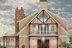 Country House Plan Front of Home - 087D-1722 - Shop House Plans and More