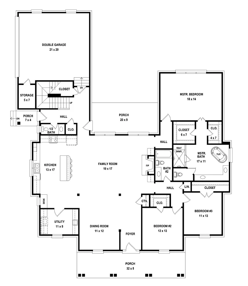Luxury House Plan First Floor - 087D-1771 - Shop House Plans and More