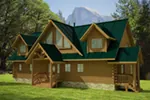 Mountain House Plan Front of Home - 088D-0408 - Shop House Plans and More