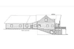 Rear Elevation - 088D-0411 - Shop House Plans and More
