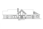 Vacation House Plan Rear Elevation - 088D-0420 - Shop House Plans and More