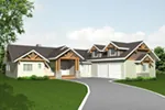 Lake House Plan Front of Home - 088D-0421 - Shop House Plans and More