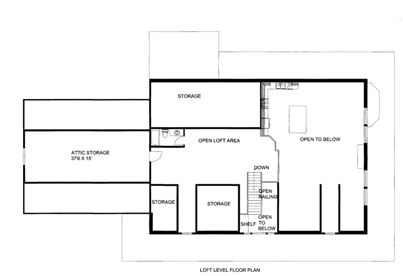 Luxury House Plan Loft - 088D-0445 - Shop House Plans and More
