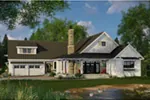 Florida House Plan Front Photo 01 - Canoe Cove Modern Farmhouse 091D-0506 - Search House Plans and More