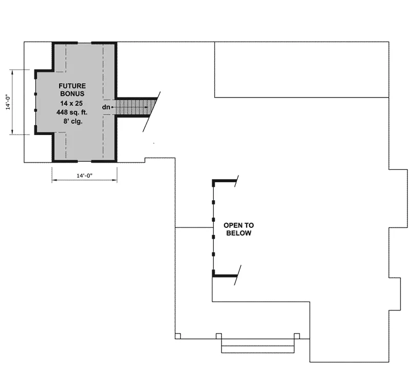 Vacation House Plan Bonus Room - 091D-0507 - Shop House Plans and More