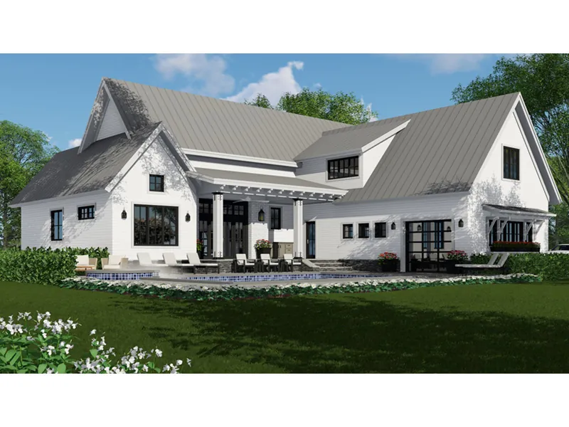 Southern House Plan Rear Photo 01 - 091D-0509 - Shop House Plans and More