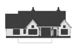 Modern Farmhouse Plan Rear Elevation - 091D-0510 - Shop House Plans and More