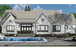 Ranch House Plan Rear Photo 04 - 091D-0511 - Shop House Plans and More
