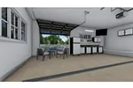 Prairie House Plan Garage Photo - 091D-0515 - Shop House Plans and More