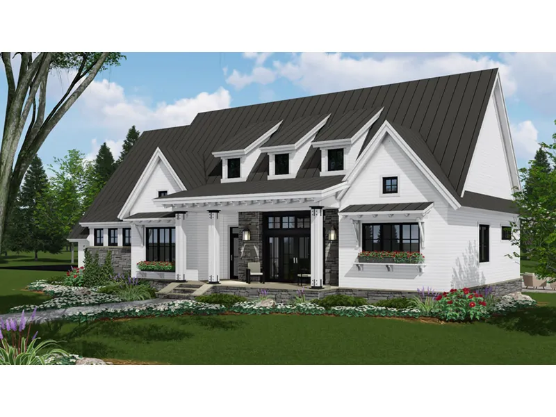 Florida House Plan Front Photo 01 - 091D-0516 - Shop House Plans and More