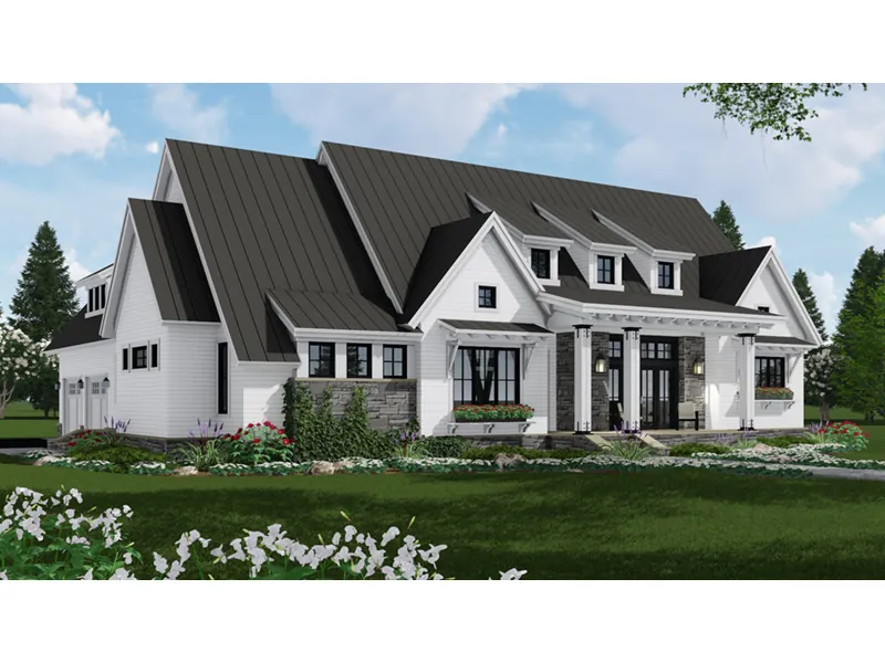 Florida House Plan Front Photo 02 - 091D-0516 - Shop House Plans and More
