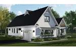 Arts & Crafts House Plan Side View Photo - 091D-0522 - Shop House Plans and More