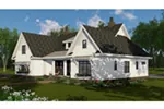Modern Farmhouse Plan Side View Photo 01 - 091D-0523 - Shop House Plans and More