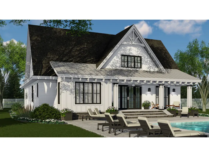 Southern House Plan Rear Photo 02 - 091D-0526 - Shop House Plans and More