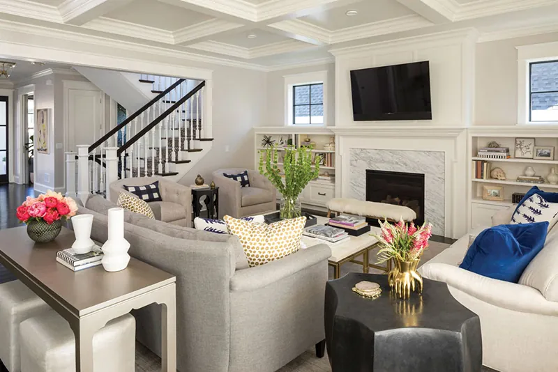 European House Plan Great Room Photo 01 - 091D-0535 - Shop House Plans and More