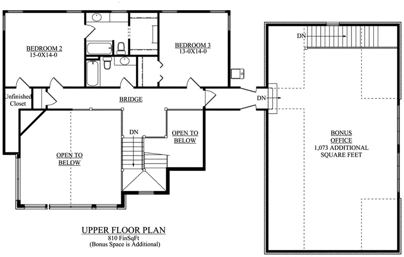 Luxury Home Plan Second Floor 101D-0025