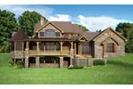 Rustic House Plan Front of Home - Sanchez Trail Rustic Home 101D-0025 - Shop House Plans and More
