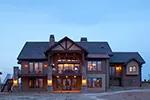 Arts & Crafts House Plan Rear Photo 01 - Wolfe Trail Craftsman Home 101D-0037 - Shop House Plans and More