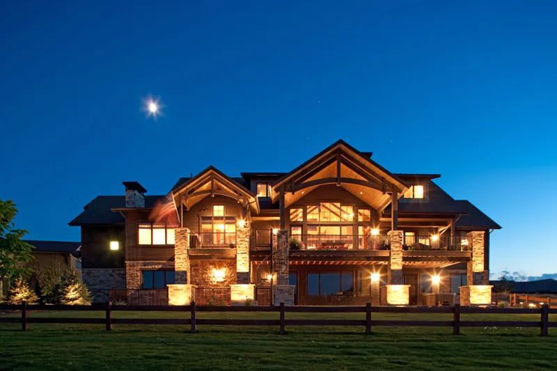 Traditional House Plan Rear Photo 01 - Graham Farm Country Home 101D-0041 - Search House Plans and More