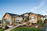 Traditional House Plan Front Photo 01 - Burke Creek European Home 101D-0045 - Search House Plans and More