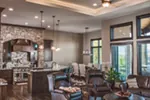 Traditional House Plan Great Room Photo 01 - Gannon Bay Craftsman Home 101D-0047 - Search House Plans and More