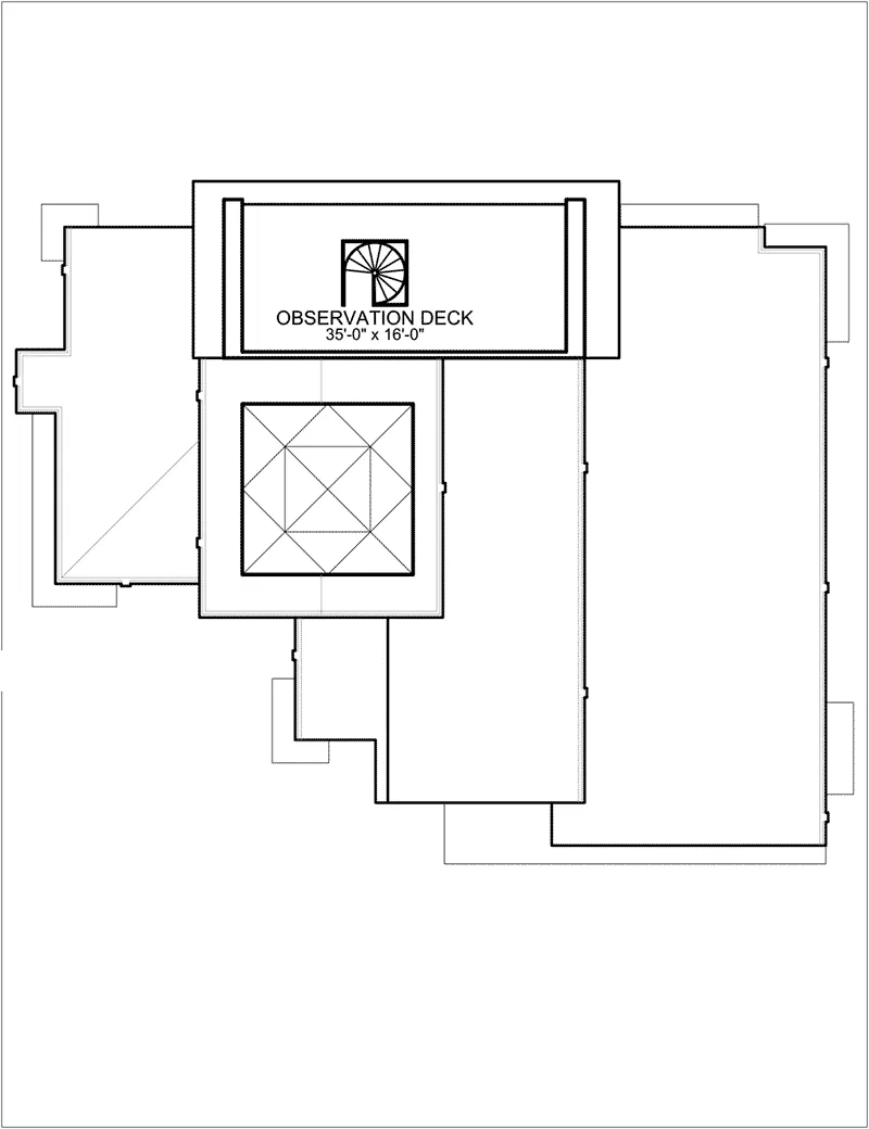 Modern House Plan Third Floor - Mio Luxury Modern Home 106D-0051 - Shop House Plans and More