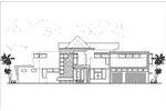 Modern House Plan Front Elevation - Mio Luxury Modern Home 106D-0051 - Shop House Plans and More