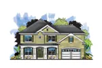 Colonial House Plan Front of Home - Remy Traditional Home 116D-0048 - Shop House Plans and More