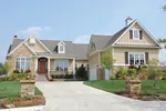 Ranch House Plan Front of Home - Strathearn Craftsman Home 119D-0005 - Shop House Plans and More
