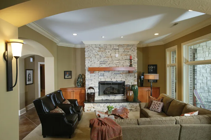 Neoclassical House Plan Basement Photo 01 - Vanderville European Home 119D-0013 - Shop House Plans and More
