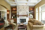 Neoclassical House Plan Great Room Photo 01 - Vanderville European Home 119D-0013 - Shop House Plans and More