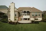 Neoclassical House Plan Rear Photo 01 - Vanderville European Home 119D-0013 - Shop House Plans and More