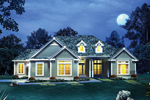 House Plan Front of Home 121D-0006