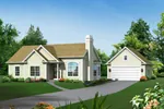 Cape Cod & New England House Plan Front of House 121D-0007