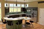 Ranch House Plan Kitchen Photo 01 - Abigail Traditional Ranch Home 121D-0011 - Search House Plans and More