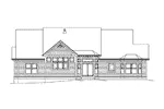 Ranch House Plan Rear Elevation - Abigail Traditional Ranch Home 121D-0011 - Search House Plans and More