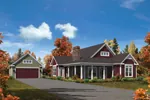 Craftsman House Plan Front of House 121D-0016