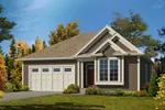 Traditional House Plan Front of House 121D-0029