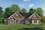 Craftsman House Plan Front of House 121D-0044