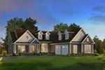 Cape Cod & New England House Plan Front of House 121D-0047
